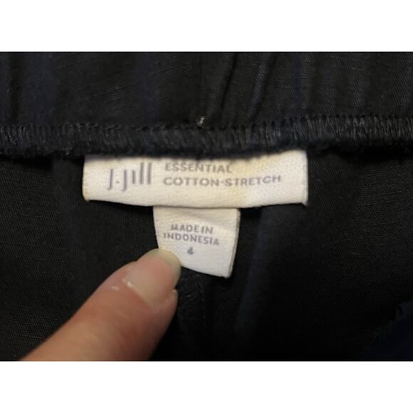 J Jill Pants Women’s Size 4 Blue Essential Stretch Cotton Ankle Career Capsule - Picture 6 of 11